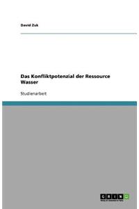Das Konfliktpotenzial der Ressource Wasser