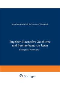 Engelbert Kaempfers Geschichte Und Beschreibung Von Japan