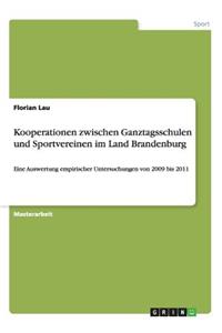 Kooperationen zwischen Ganztagsschulen und Sportvereinen im Land Brandenburg