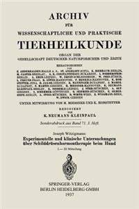 Experimentelle und klinische Untersuchungen über Schilddrüsenhormontherapie beim Hund