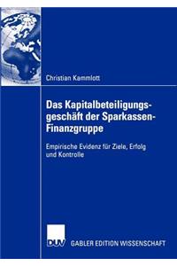 Das Kapitalbeteiligungsgeschäft der Sparkassen-Finanzgruppe