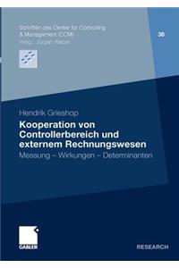 Kooperation von Controllerbereich und externem Rechnungswesen