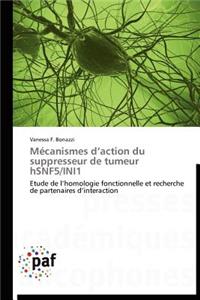 Mécanismes D Action Du Suppresseur de Tumeur Hsnf5/Ini1