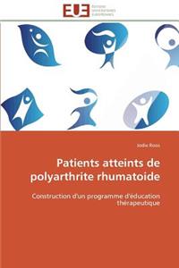 Patients atteints de polyarthrite rhumatoide