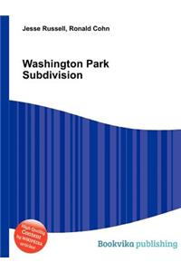 Washington Park Subdivision