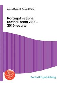 Portugal National Football Team 2000-2019 Results