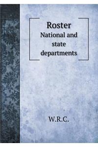 Roster National and state departments