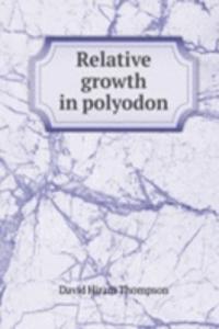 Relative growth in polyodon