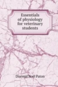 Essentials of physiology for veterinary students