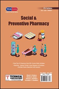 Social and Preventive Pharmacy - for B. PHARMACY PCI ( VIII - BP802T) TCA PHARMA