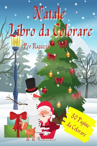 Natale Libro da Colorare per Ragazzi.