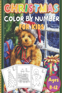 Christmas Color By Number For Kids Ages 8-12
