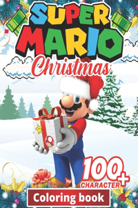 Super mario Christmas Coloring Book