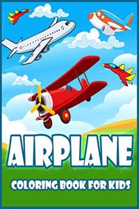 Airplane Coloring Book For Kids