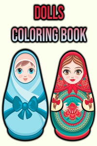 Dolls Coloring Book