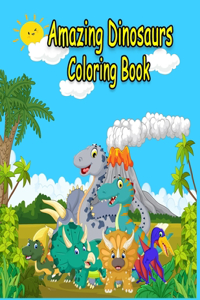 Amazing Dinosaurs Coloring Book