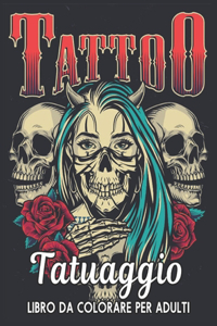 Libro Da Colorare Per Adulti Tatuaggio