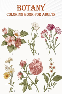 Botany Coloring Book For Adults