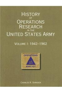 History of Operations Research in the United States Army