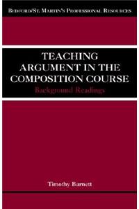 Teaching Argument in the Composition Course