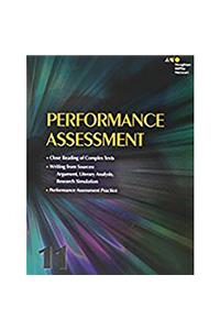 Performance Assessment Student Edition Grade 11