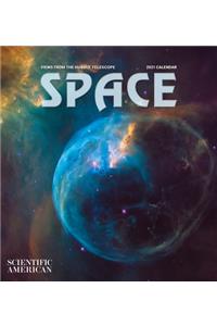 Space: Views from the Hubble Telescope 2021 Wall Calendar