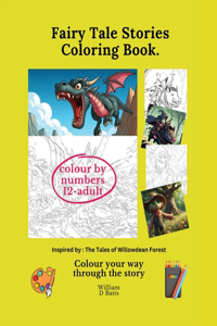 Fairy tale stories colouring book