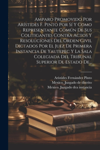 Amparo Promovido Por Arístides F. Pinto Por Sí Y Como Representante Común De Sus Colitigantes Contra Actos Y Resoluciones Del Orden Civil Dictados Por El Juez De Primera Instancia De Yautepec Y La Sala Colegiada Del Tribunal Superior Dl Estado De..