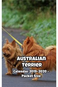 Australian Terrier Calendar 2019-2020 - Pocket Size