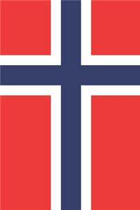 Norway Travel Journal - Norway Flag Notebook - Norwegian Flag Book