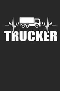 Trucker: Notizbuch Lkw Notebook Trucker Journal 6x9 Lined