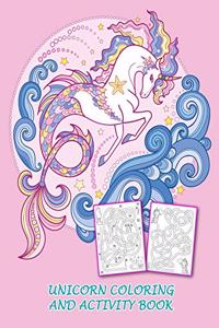 Unicorn Coloring and Activity Book