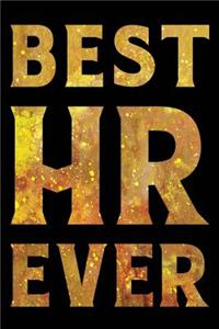 Best HR Ever Notebook Gold