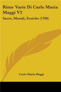 Rime Varie Di Carlo Maria Maggi V2