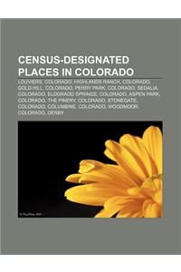 Census-Designated Places in Colorado