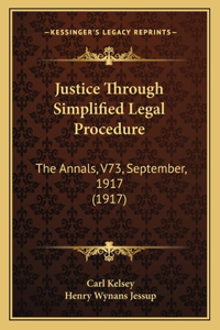 Justice Through Simplified Legal Procedure