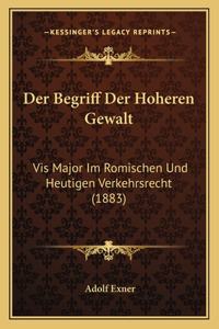 Begriff Der Hoheren Gewalt