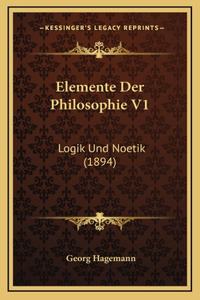 Elemente Der Philosophie V1
