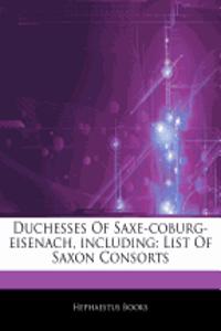 Duchesses of Saxe-Coburg-Eisenach, Including