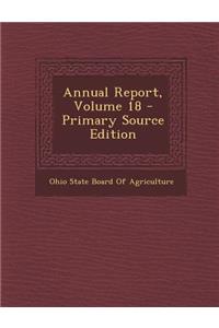 Annual Report, Volume 18