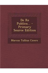 De Re Publica...