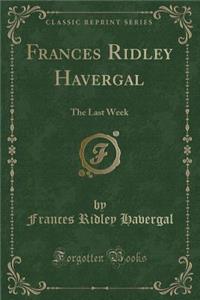 Frances Ridley Havergal