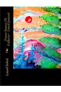 Forest Sunset IX Galleria Lined Journal