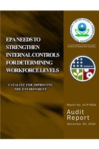 EPA Needs to Strengthen Internal Control for Determining Workforce Levels