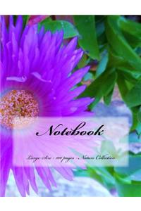 Notebook - Large Size - 100 pages - Nature Collection