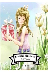 Lined Notebook - Girl: Notebook Journal Diary, 110 Lined Pages, 7 X 10