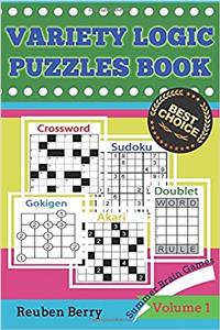 Variety Logic Puzzles Book: Summer Brain Games: 1