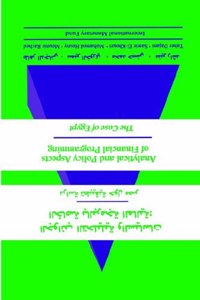 Analytical & Policy Aspects Of Financial Programming: The Case Of Egypt (Arabic) (Apafaa0000000)