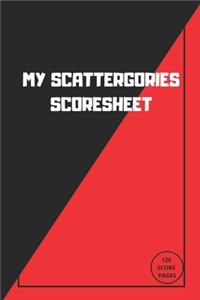 MY Scattergories Score sheet
