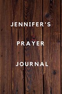 Jennifer's Prayer Journal